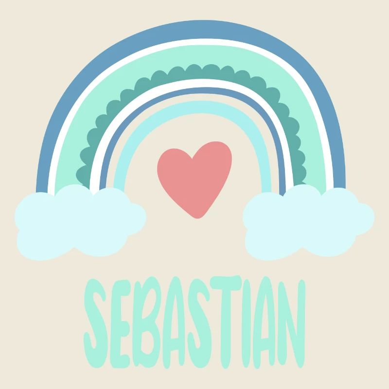 Sebastian Name Rainbow Baby