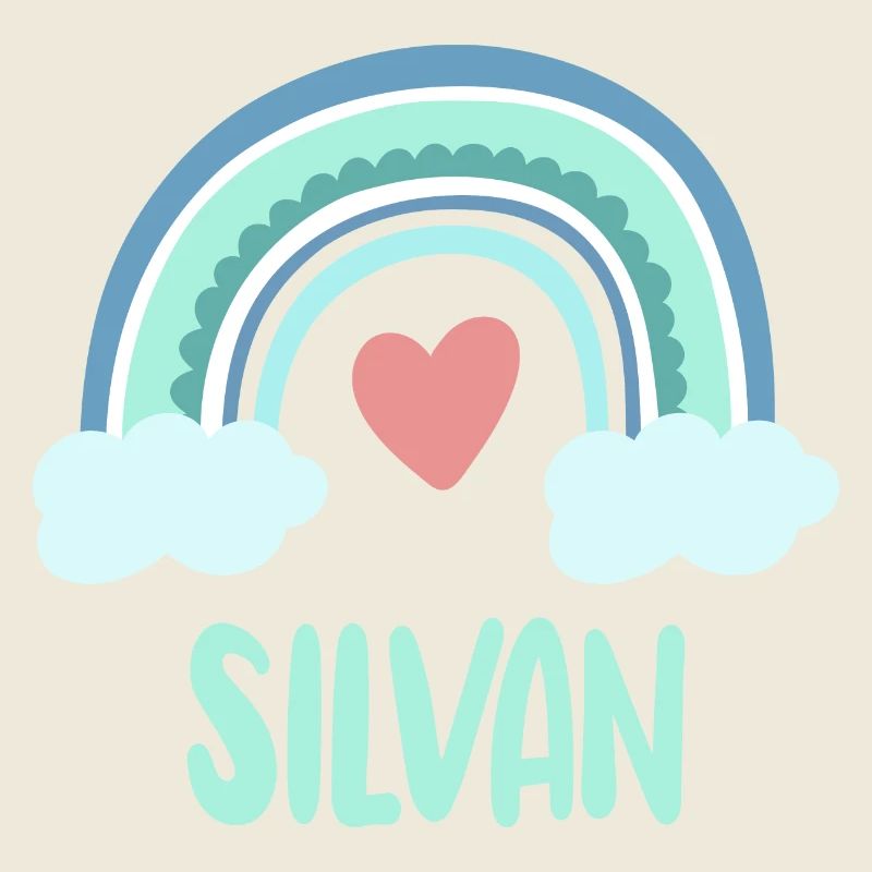 Silvan Name Rainbow Baby