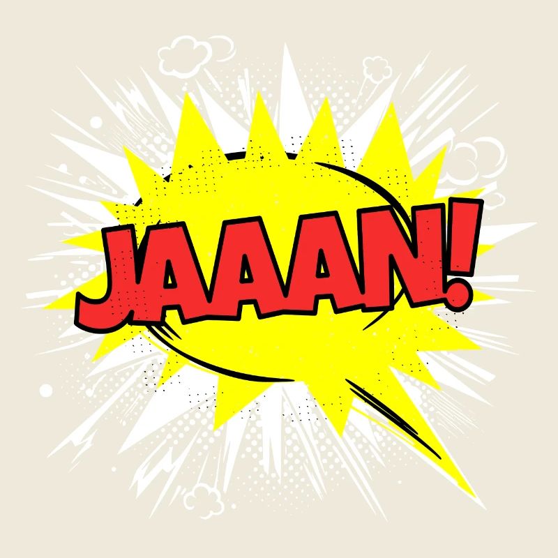 Jan Name Funny Speech Bubble Jaaan!