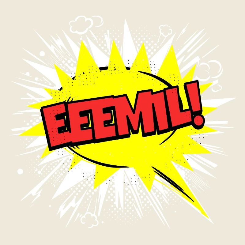 Emil nom drôle bulle de dialogue Eeemil !