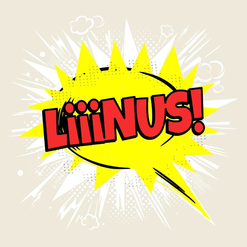 Linus Name Funny Speech Bubble Liiinus!