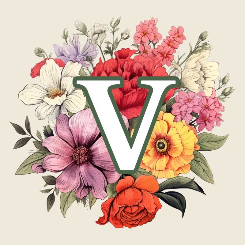 V Monogram Bouquet