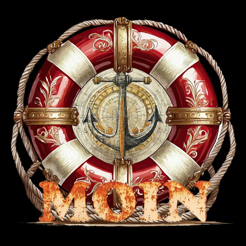 Moin mit Rettungsring