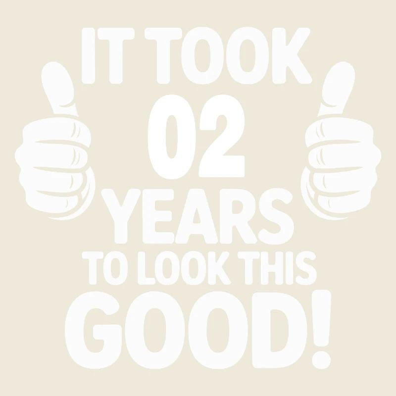 Conception de t-shirt de célébration du 2e anniversaire