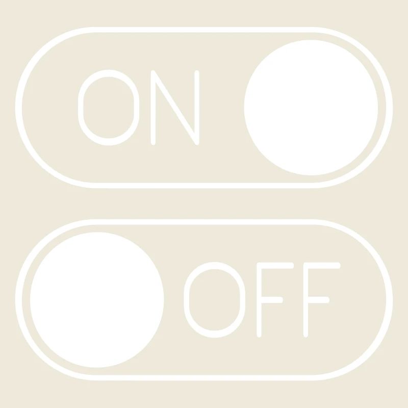 Toggle Graphic On Off Switch