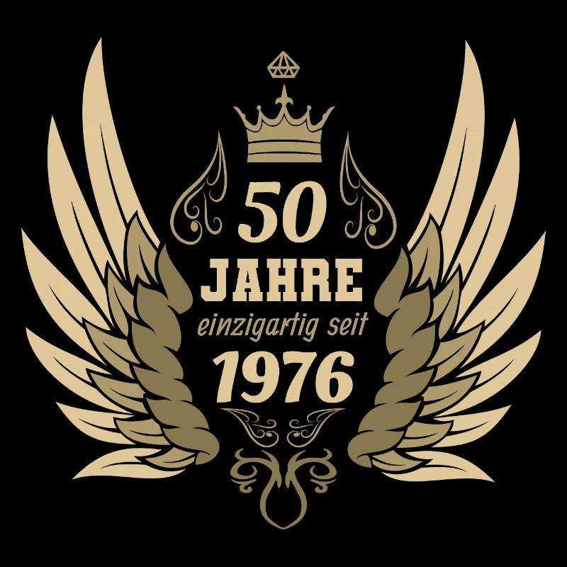 Unique 50th Birthday Vintage Angel Wings