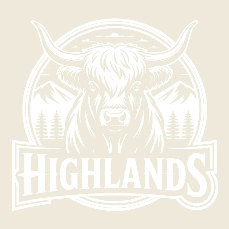Highland Bull Emblem