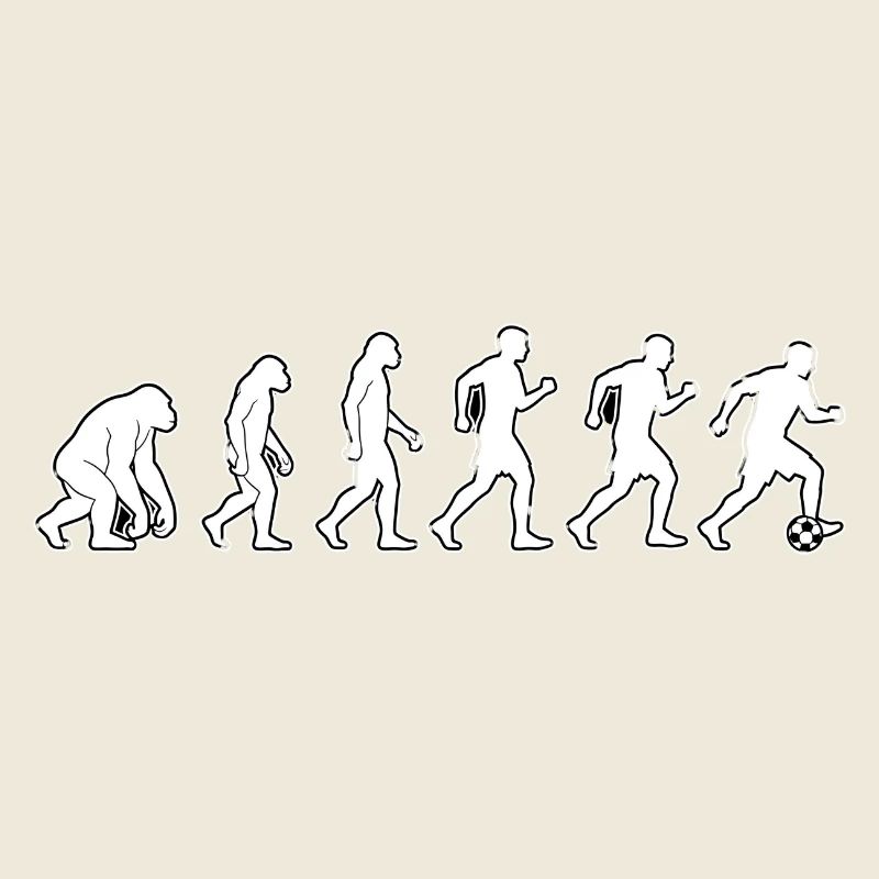 Evolution zum Fußballspieler