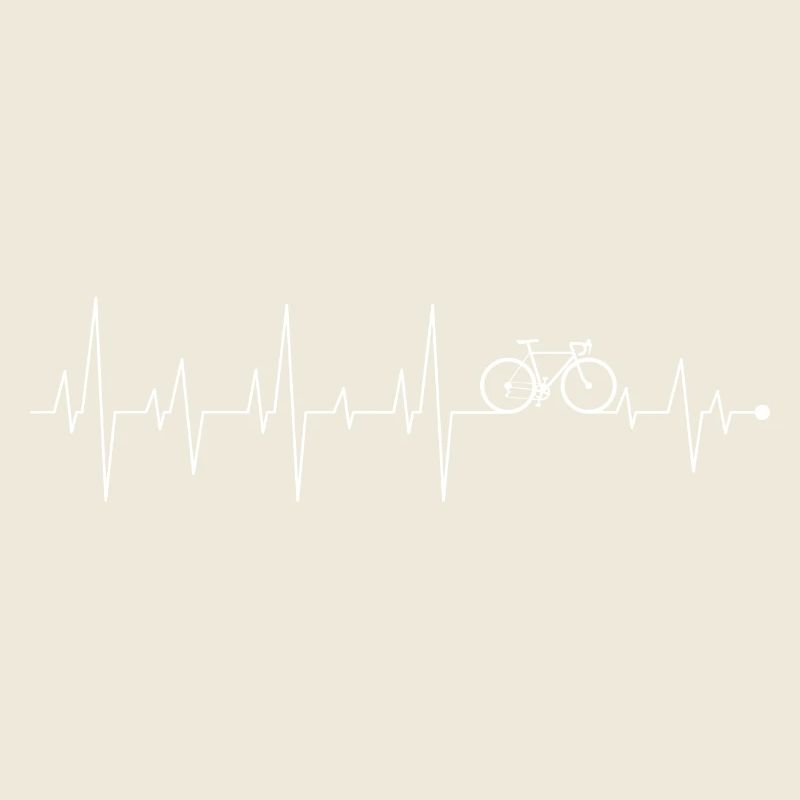PulseRide Bicycle Line Art