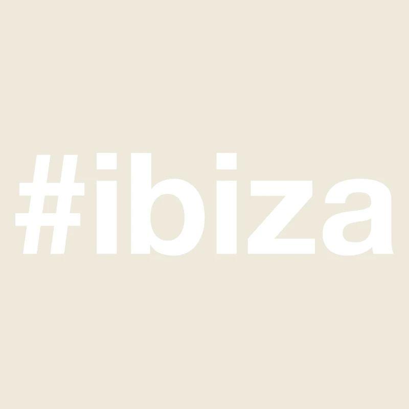 IBIZA Espagne Hashtag