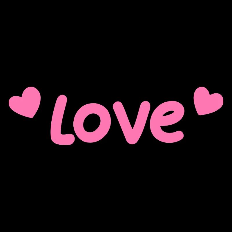 Love pastel et cœurs rose