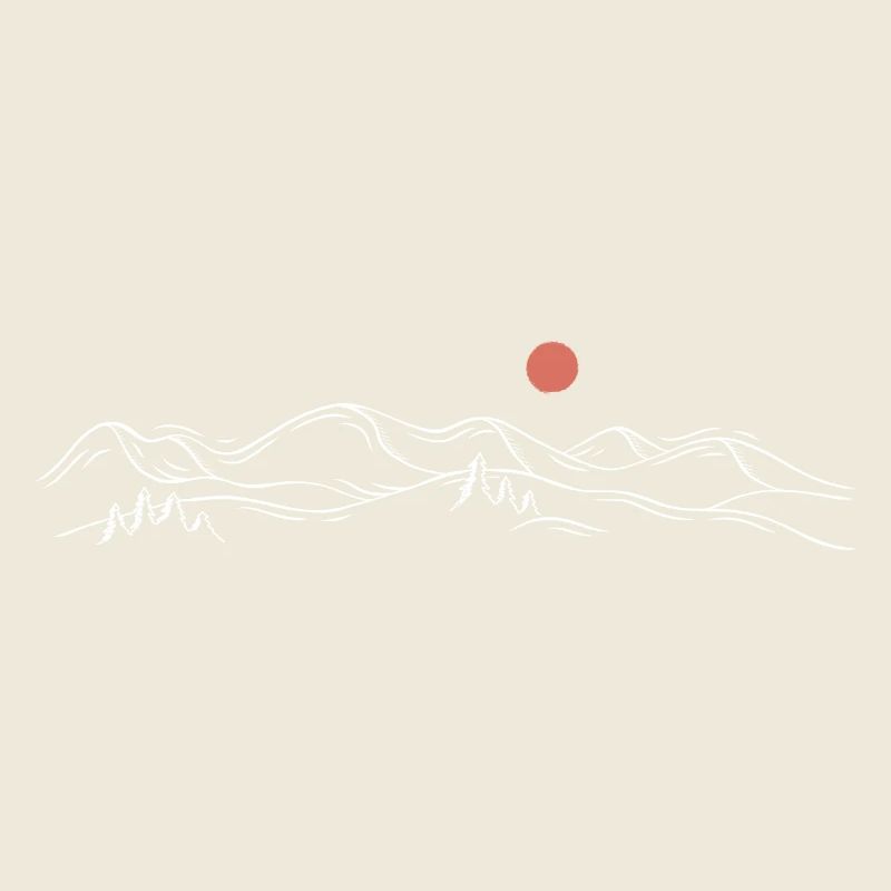 Minimaler Sunset Ridge