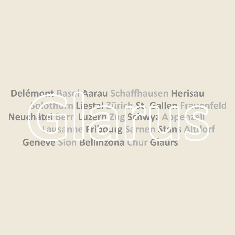 Schweizer Städte Glarus
