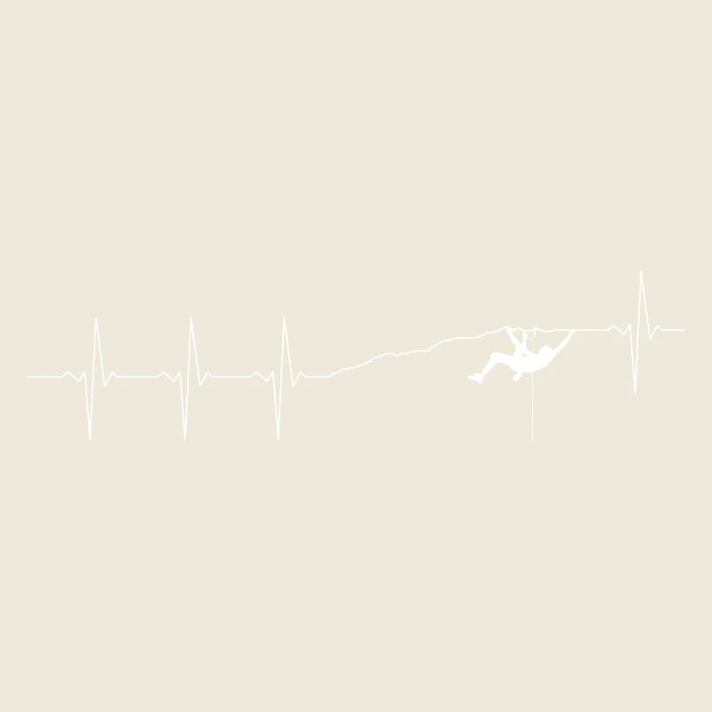 Heartbeat Climber Silhouette