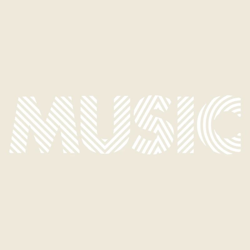Typografie Music – Retro Electro Schriftzug Design