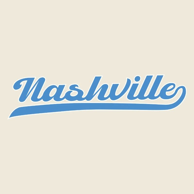 Nashville Script mit Schwunglinie