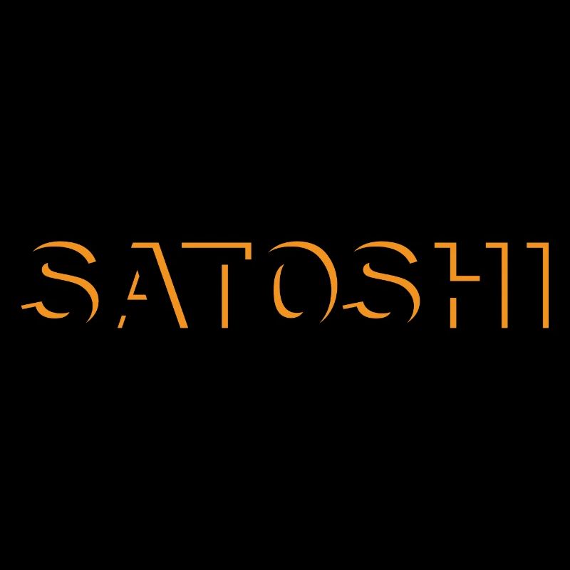 Satoshi Schriftzug