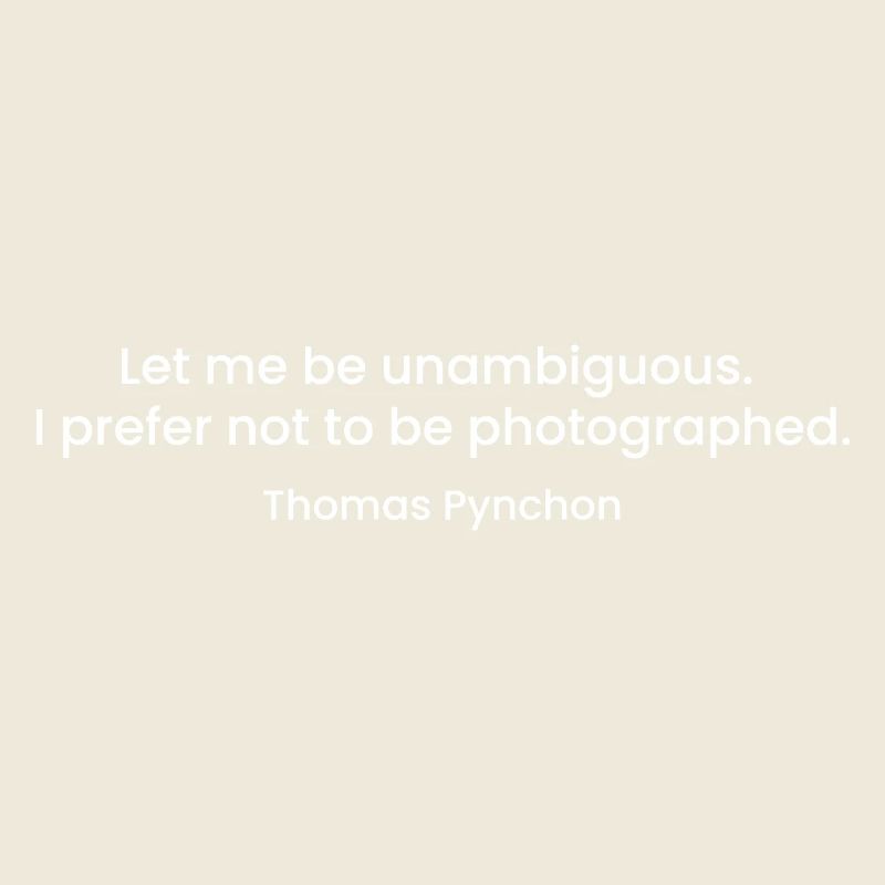Zitat von Thomas Pynchon