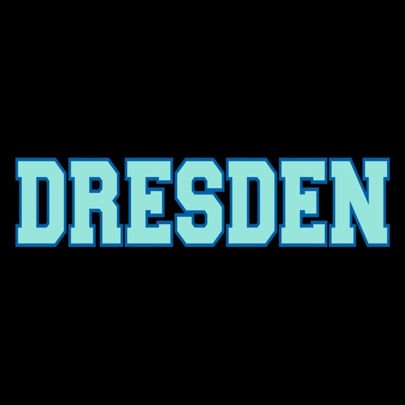 Dresden Block Font Outfit Design