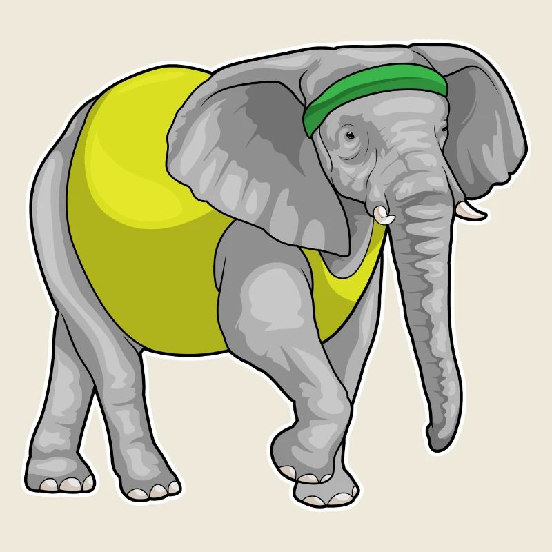 Elephant Jogger Jogging Sport