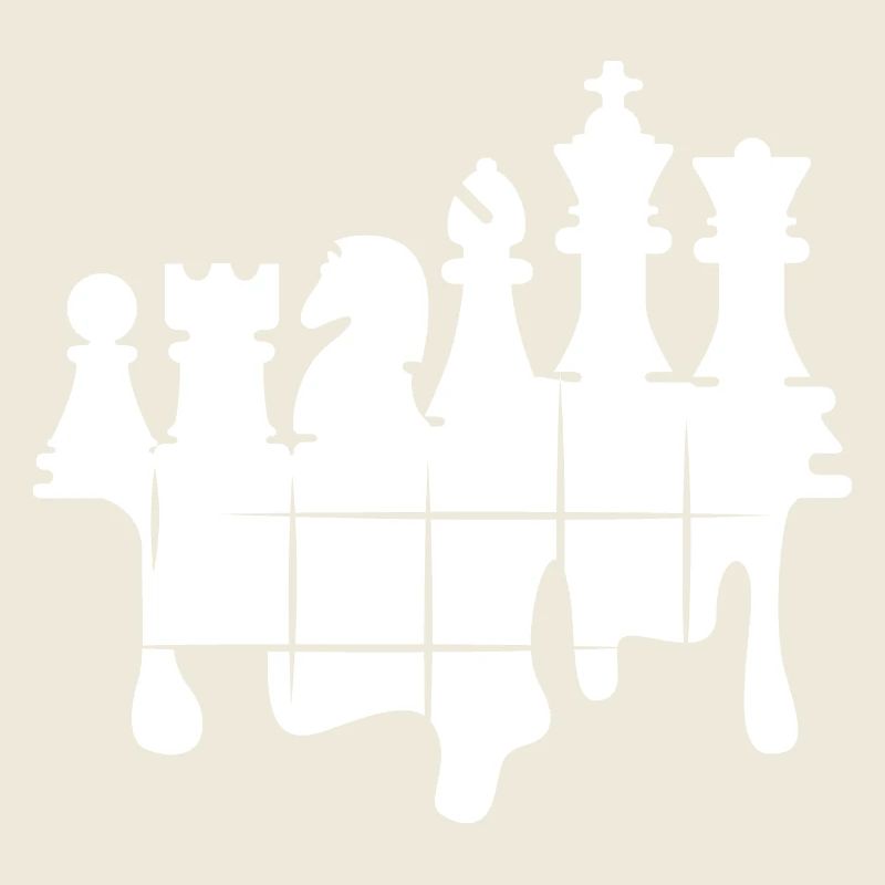 Schach Graffiti Schachspiel Figuren Knight Logo