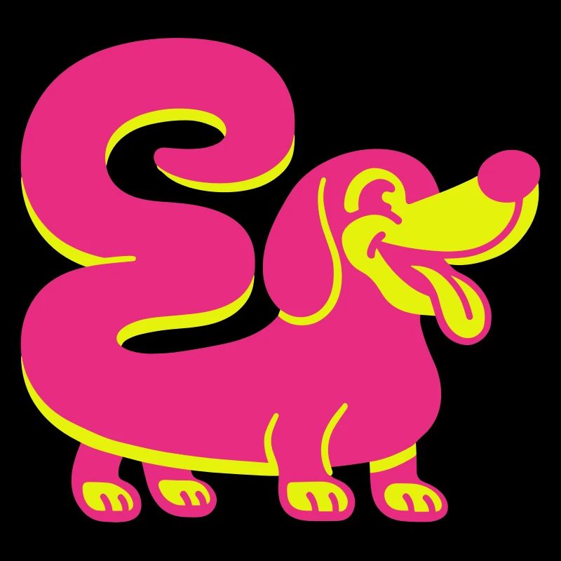 Super teckel dans le style pop art