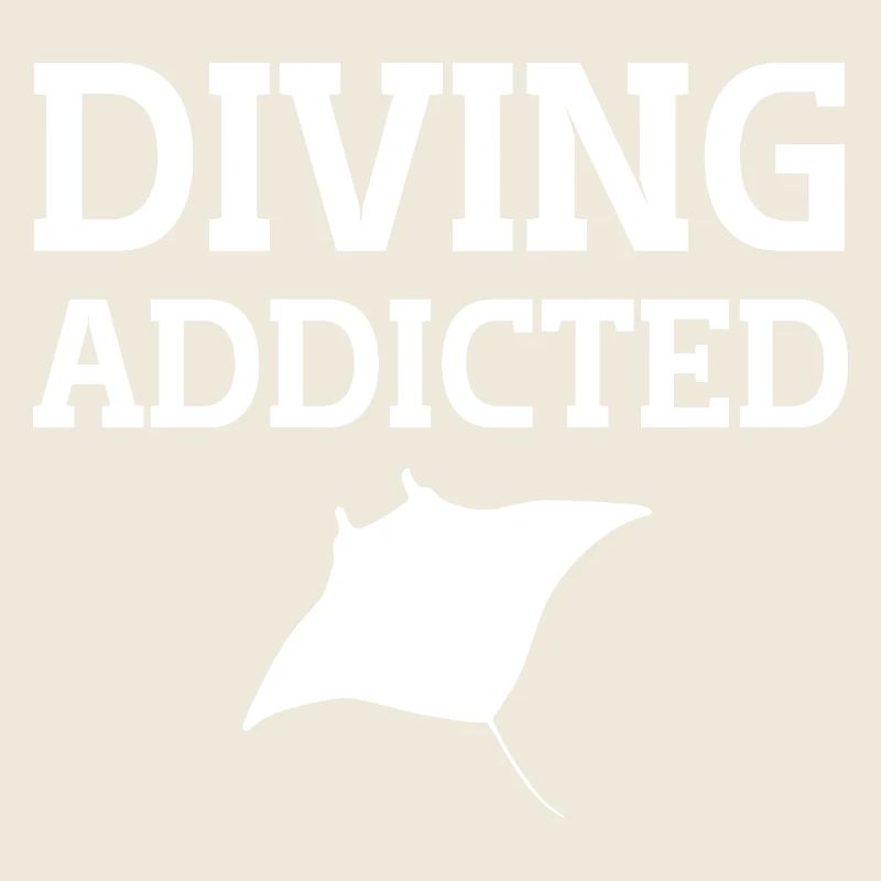 Diving Addicted manta ray