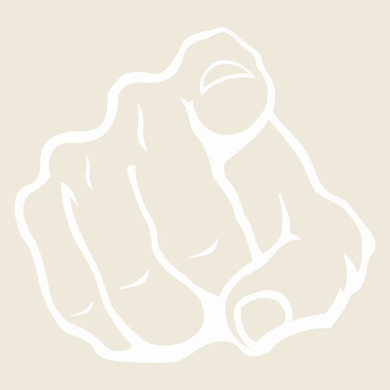 Zeigefinger Silhouette