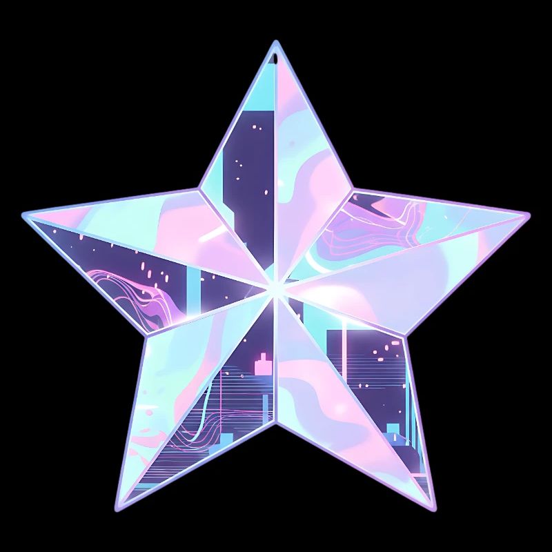 Skyline néon Pastel Star