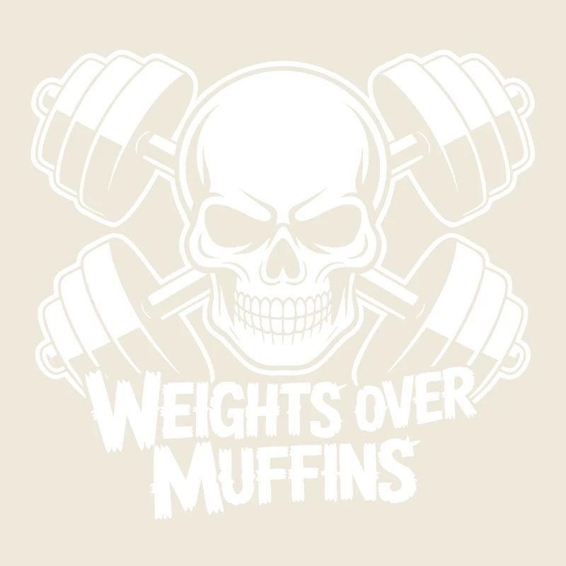 Poids au-dessus du crâne des muffins