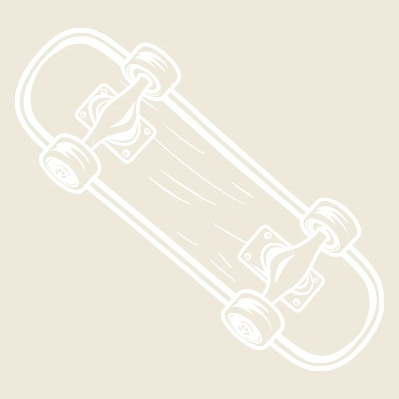 Skateboard Cartoon Look