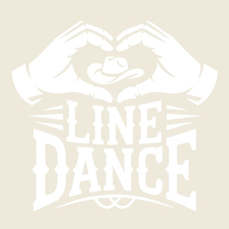 LineDance Herzhand Cowboy