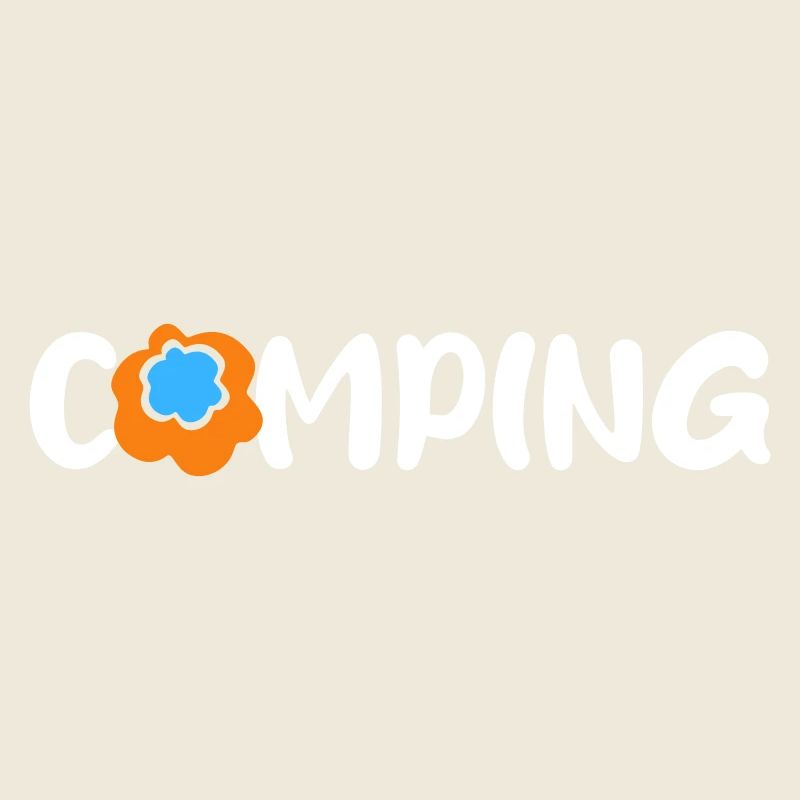 Camping Blume Comic Caravan Van Life Motorhome Fan