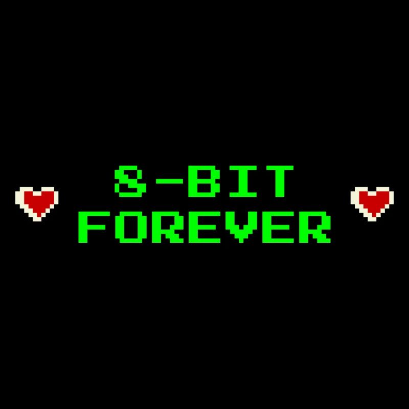 8-Bit Forever – Retro Gamer Tee