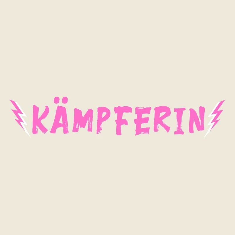 Fighter - neon pink - you can do it!