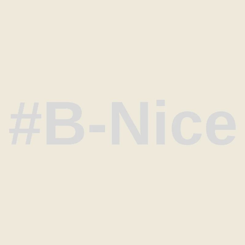 #B-nice print