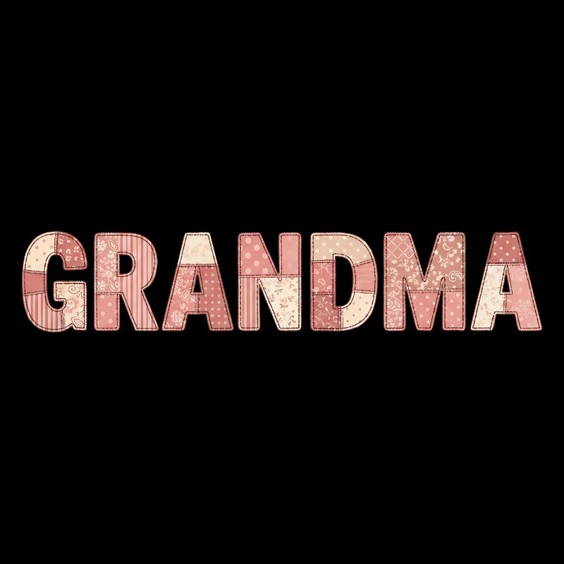 Grandma Patchwork Floral Pattern Gift