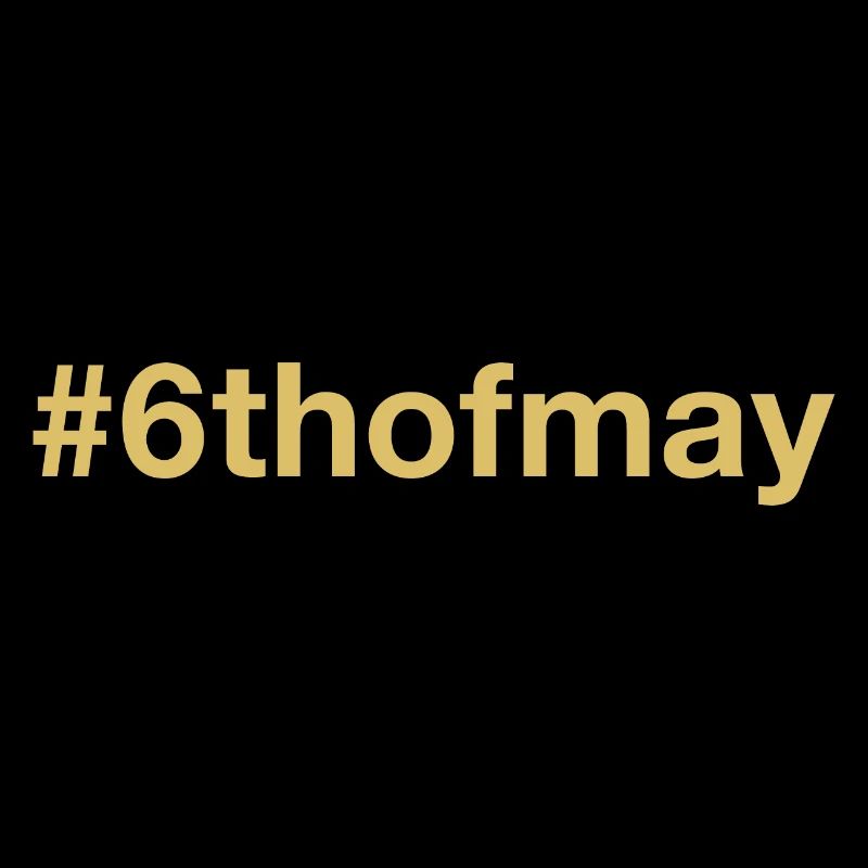 né le 6 mai Anniversaire anniversaire