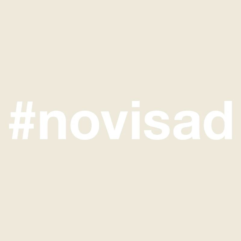 Hashtag Serbien de Novi Sad Serbie