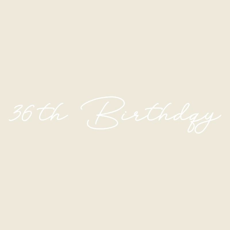 36e anniversaire