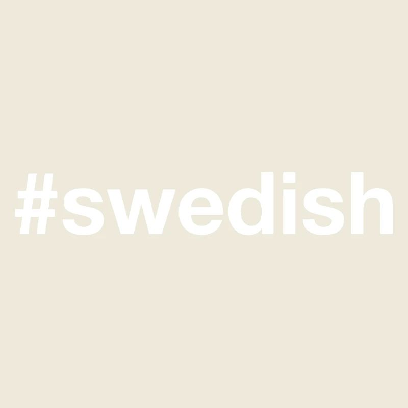 SWEDISH Schweden Sweden Sverige Hashtag
