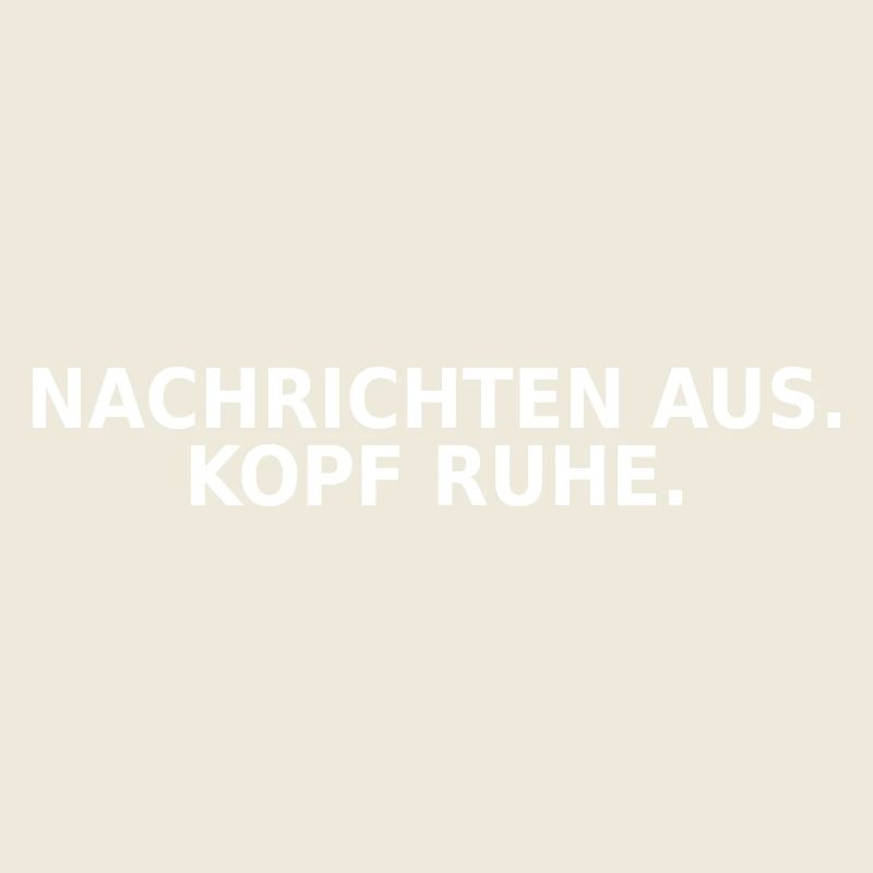 Nachrichten aus Kopf Ruhe