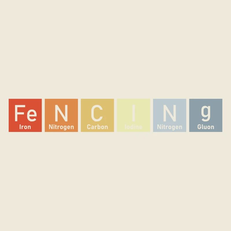 Fencing Periodic Table of the Elements