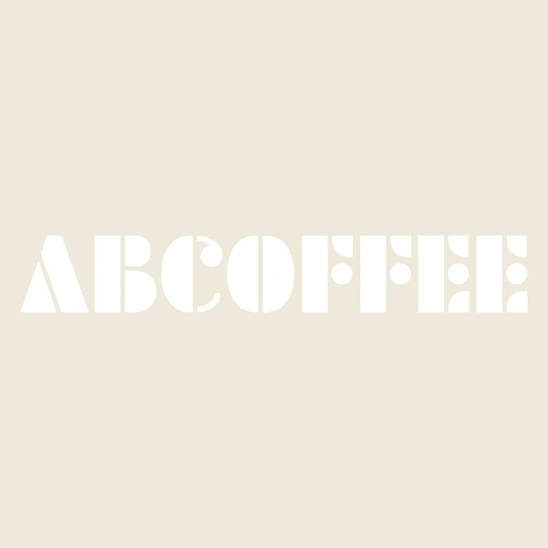 Coffee alphabet