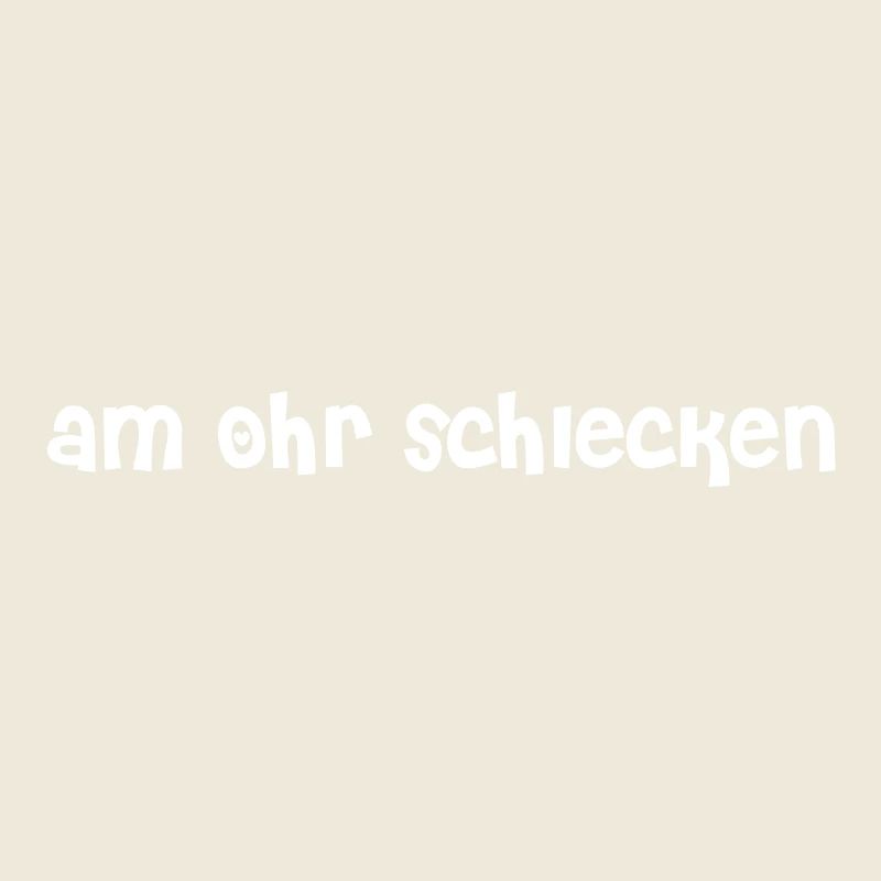 am Ohr schlecken