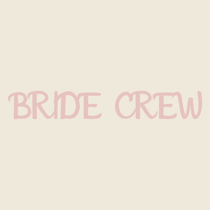 Bride Crew Wedding Party Crew (Équipage de mariage de mariée)