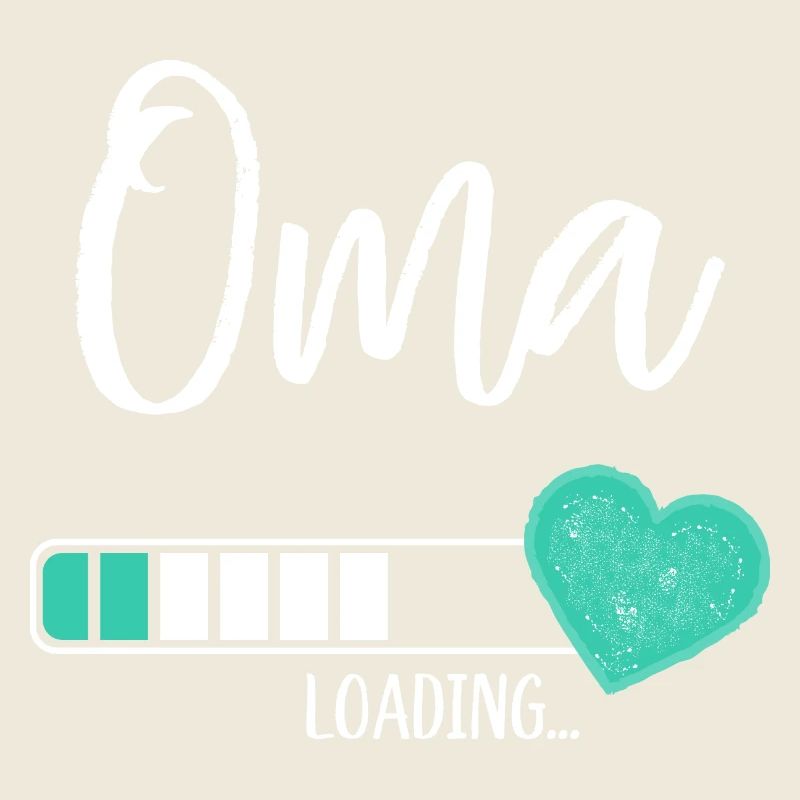 Oma Loading Herz Enkel Junge Werdende Großmutter