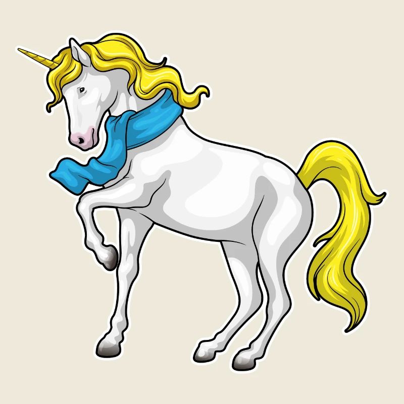 Einhorn Schal