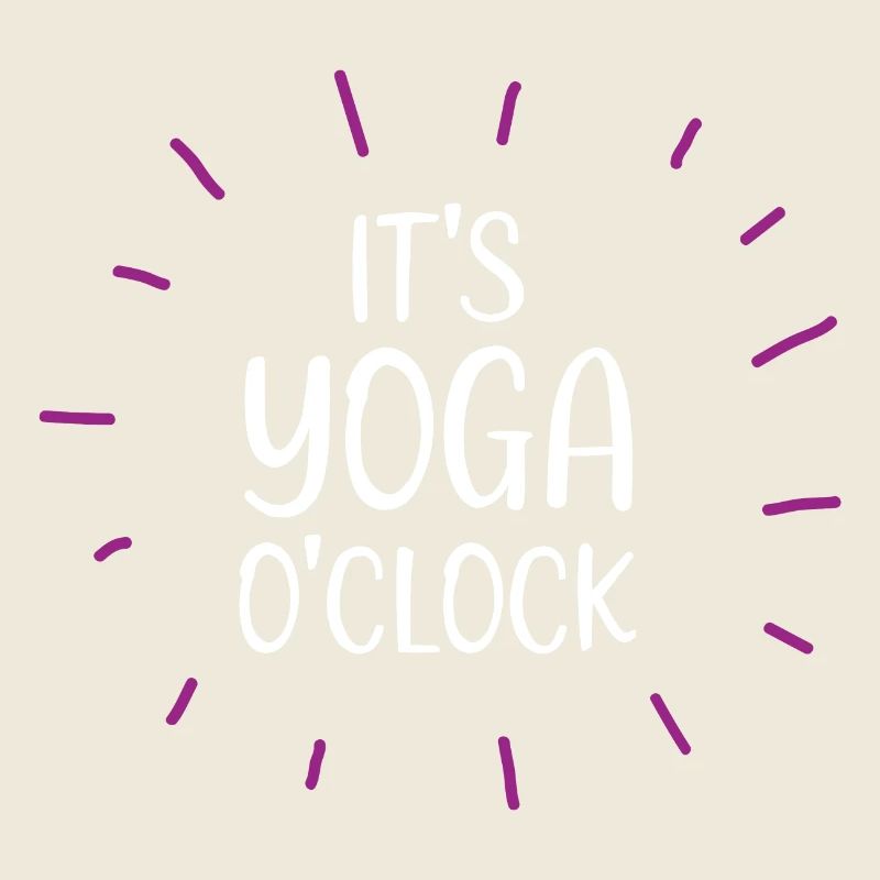 Es ist Yoga O'Clock