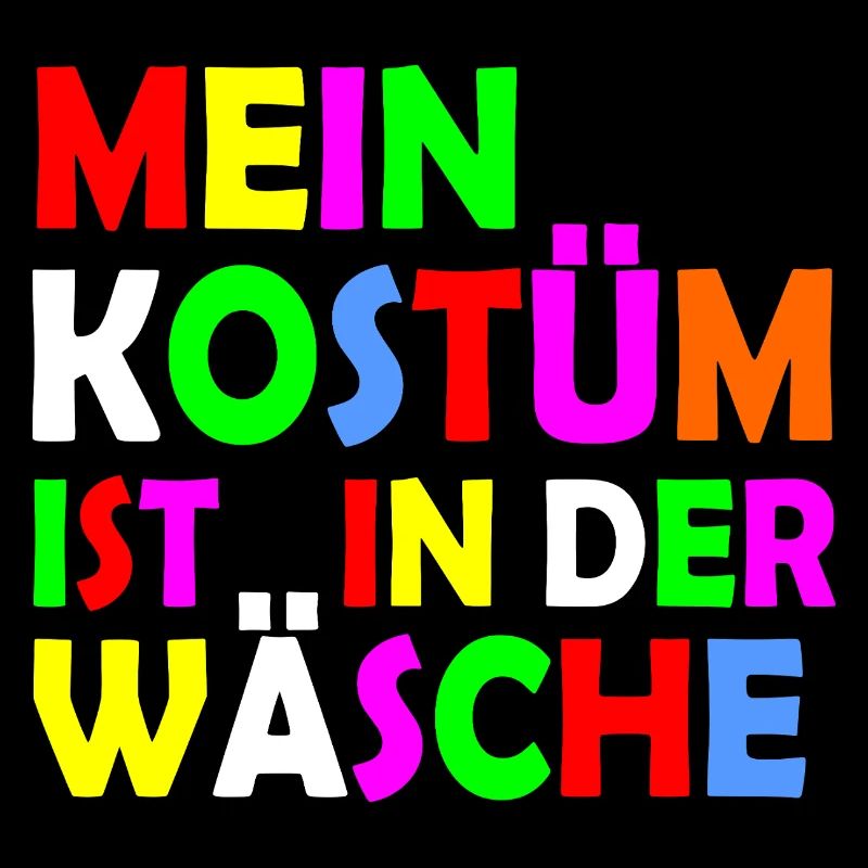 mein kostüm ist in der wäsche